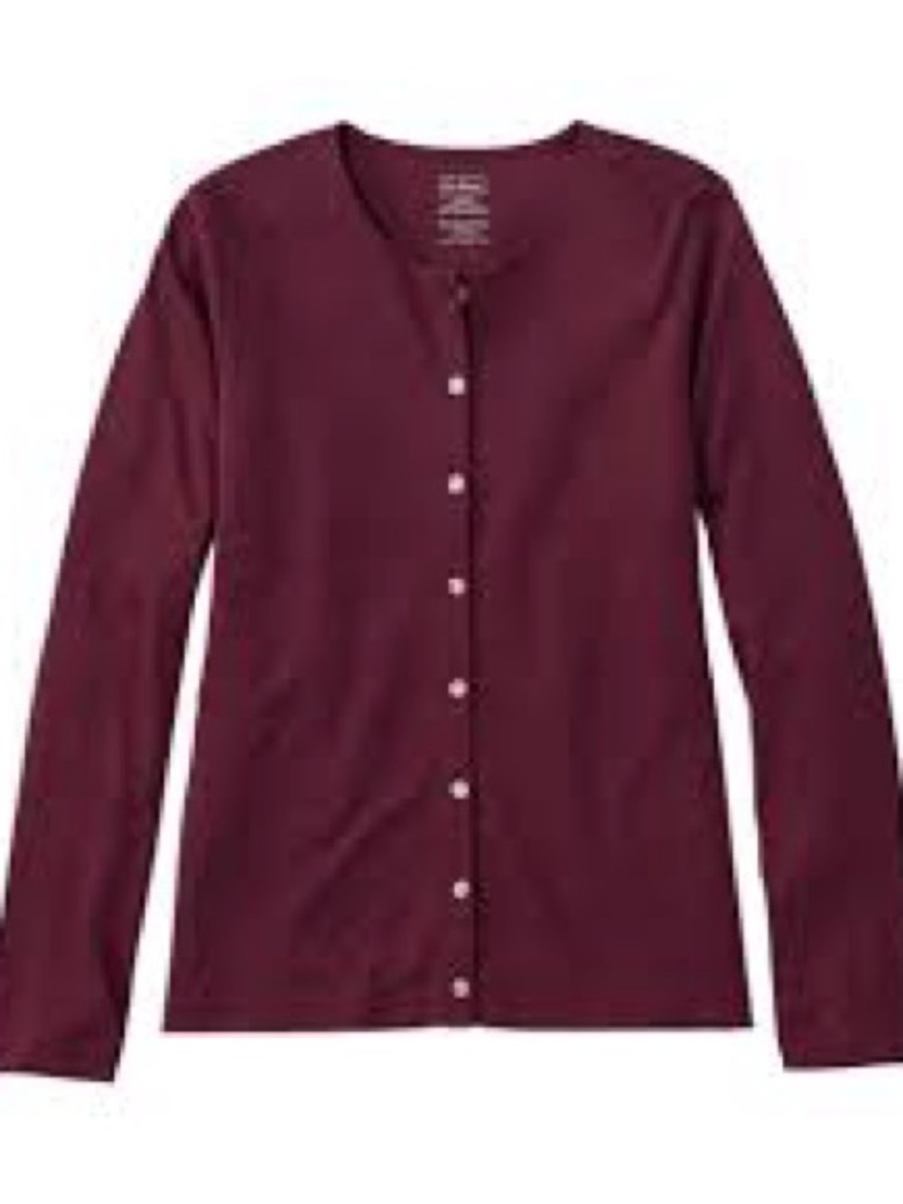 NWOT L.L. Bean Long Sleeve Cotton Supima Button-Up Cardigan